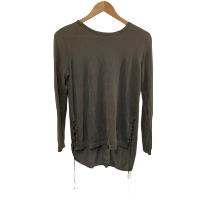 Sass & Bide Womens  Size XS Long Sleeve Top Olive 