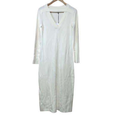 Brand New - Witchery Wool Blend Cream Knit Dress - Size L
