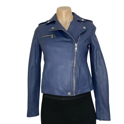 BNWT Massimo Dutti leather jacket  Size S 