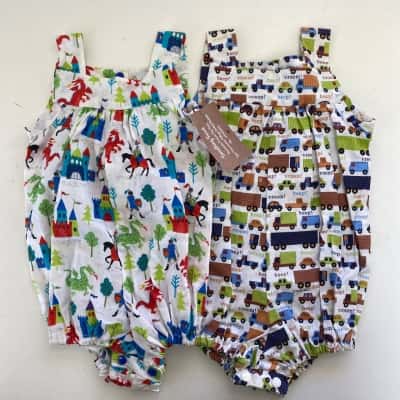 Something Sweet Homemade Boys Onesies size 0