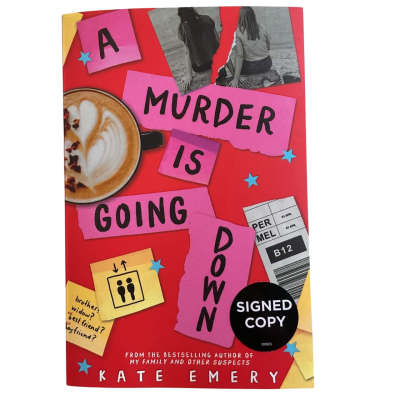 A Murder Is Going Down - Kate Emery - Signed Paperback 