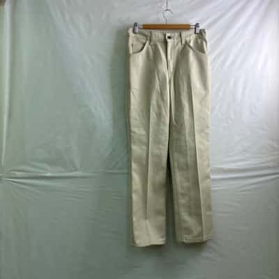 R.M. Williams Mens Size 30 Straight Leg Pants Cream 