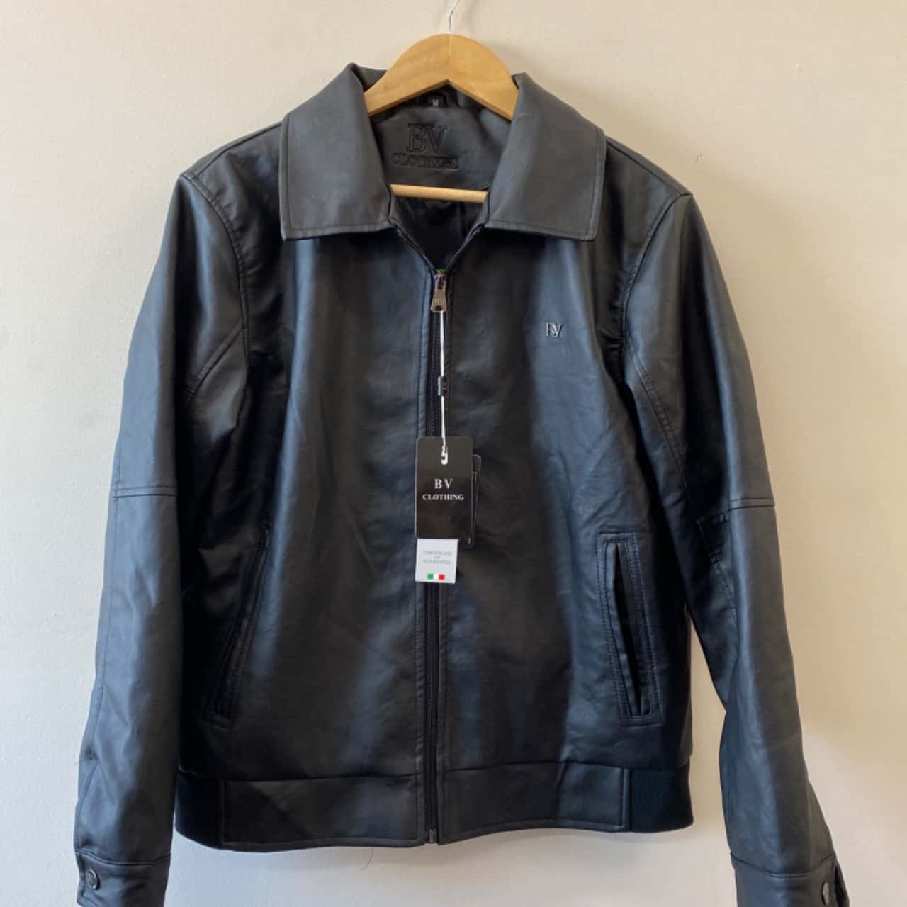 bv mens leather jacket