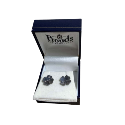 Prouds the Jewellers Women's Flower Earrings 