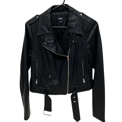Sportsgirl Womens  Size 12 Biker Jacket Black  