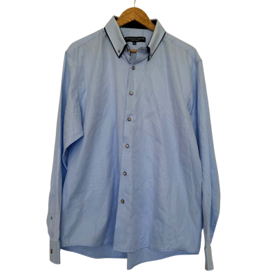 Ed Harry Size XL Blue button up shirt