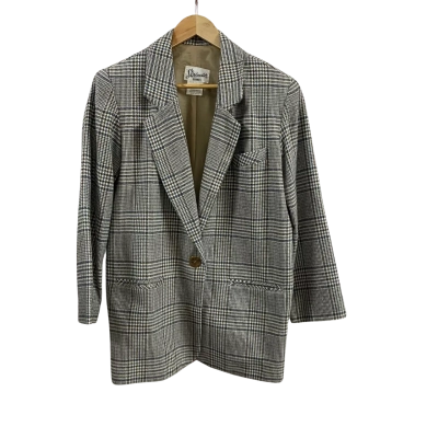  Womens Skirtmaster Sydney Size 10 Blazer Check Pattern