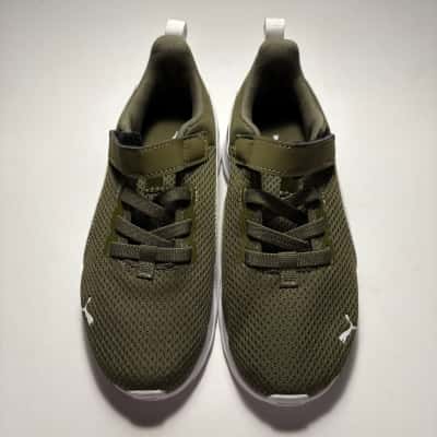 NWT Puma Anzarun Lite Size 13 Olive Green Children's trainers 