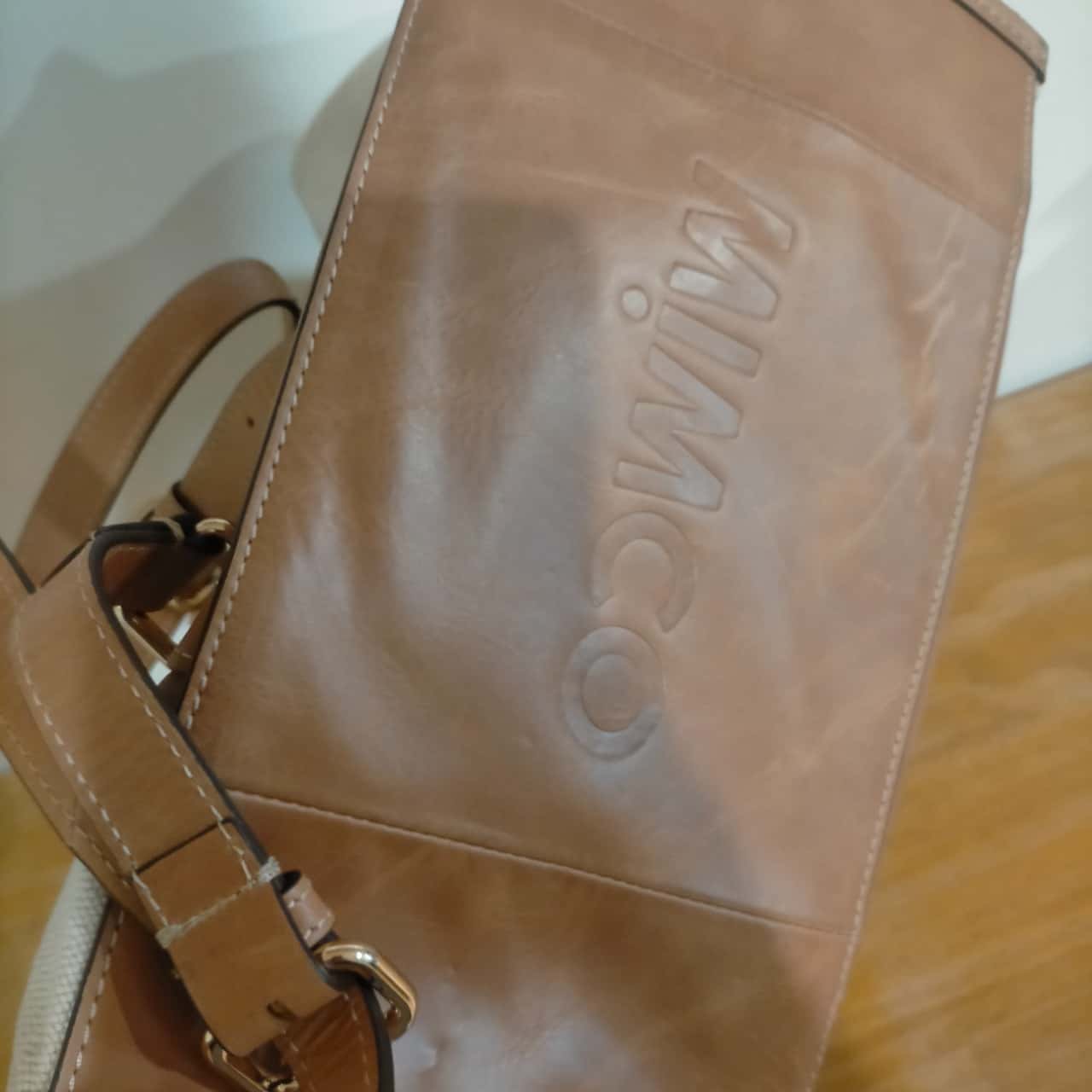 Mimco Leather and Canvas Small Backpack VGUC(s)