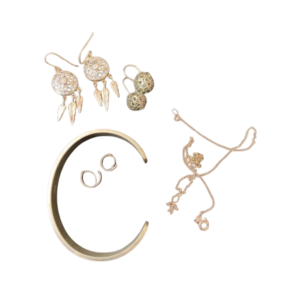  Womens Bracelet / Earrings / Necklace Silver 925