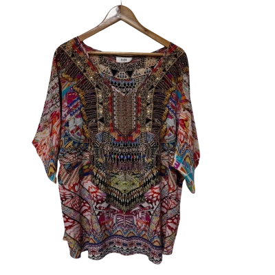 inóa Australia Silk Pattern Top Size 2