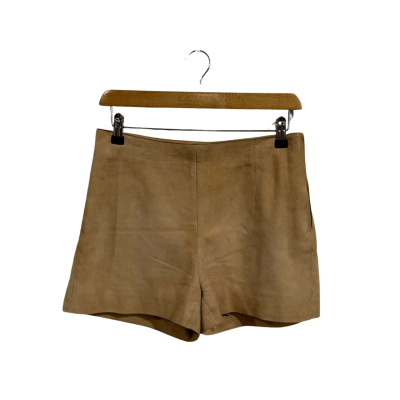 Witchery Suede Tan Shorts Size 8