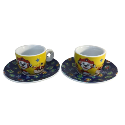  Kids Ceramic Paw Patrol Babyccino Cup and Saucers x 2