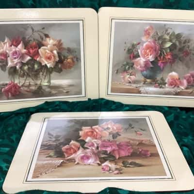 Jason Placemats, Old Fashioned Roses pattern 