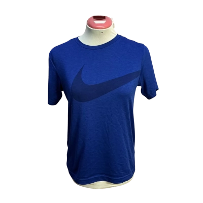 Nike Womens  Size L Short Sleeve Shirt Blue 