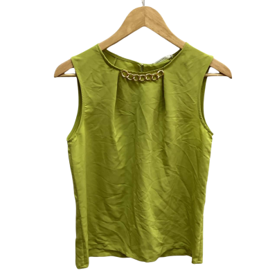 Jane Lamerton Petites  Size 8 Sleeveless Top Green (f)