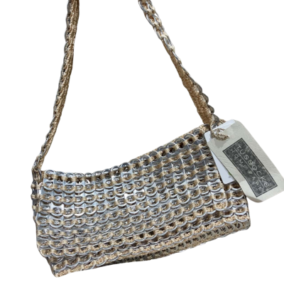 Escama Studio Womens Handbag Nude / Silver 