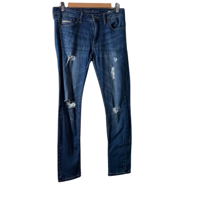 Calvin Klein Jeans Womens  Size 8 Slim Fit Jeans Blue 