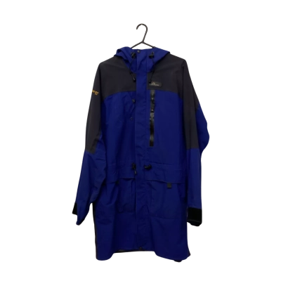 Mens Macpac Size XL Hiking Jacket Black  / Blue 