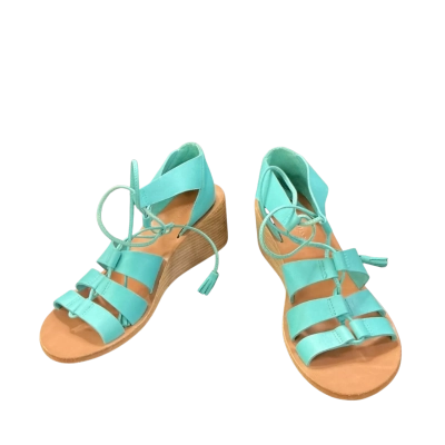 Zimmermann Womens  Size 40 Leather Turquoise Sandals