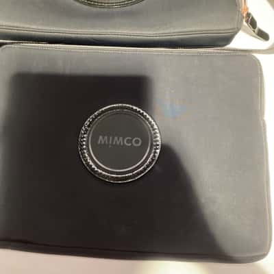 Womens Mimco Serenity laptop bag in Black Rose Gold