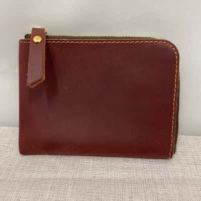  Unisex Retro Style Wallet Maroon 