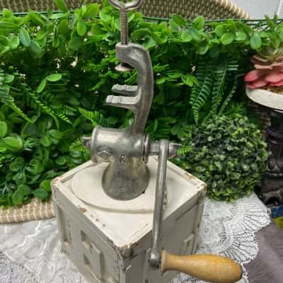 Vintage Meat Mincer- A1 Solid Steel Made in England