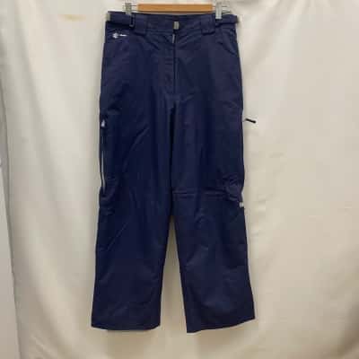  Women's Snow Pants Size 10 Navy Blue 