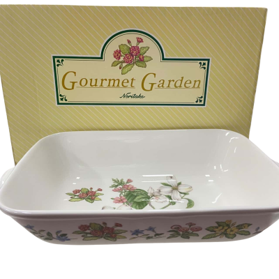 Noritake Gourmet Garden Oblong Roaster