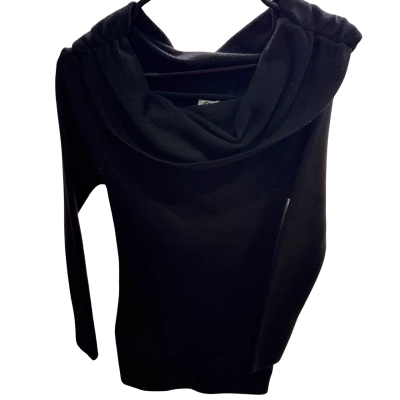 Cotton On Womens  Size M Black Dress Everfine Gather Shoulder 