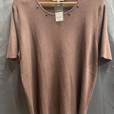 Euroedit Womens Size 20 Chocolate Jumper Top