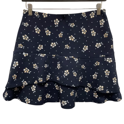 Sportsgirl Cut & Sew Floral Print Mini Skirt Size M