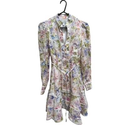Forever New Womens  Size 6 Casual Dress Floral / White 