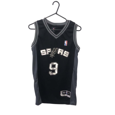 Kids Black Spurs NBA Shirt Size S