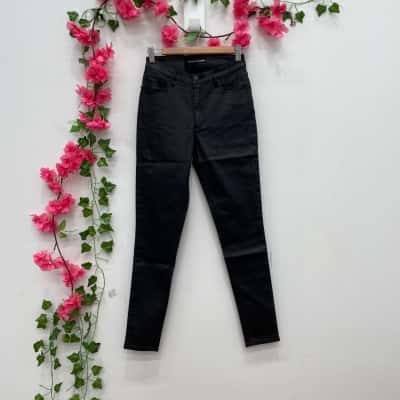 Ziggy Denim Zwizzle Sticks Womens  Size 28 Mid Super Duper Skinny Jeans Black  