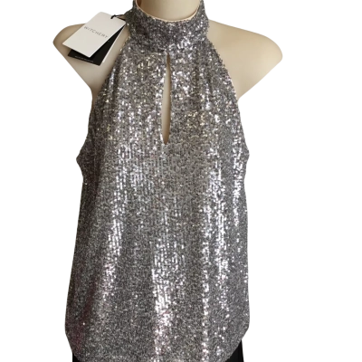 Witchery Gunmetal Grey/Silver SequIN BNWT. RRP $139.95