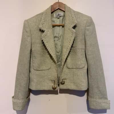 Vintage** La Rossi. Short Tweed Blazer. Size 38 