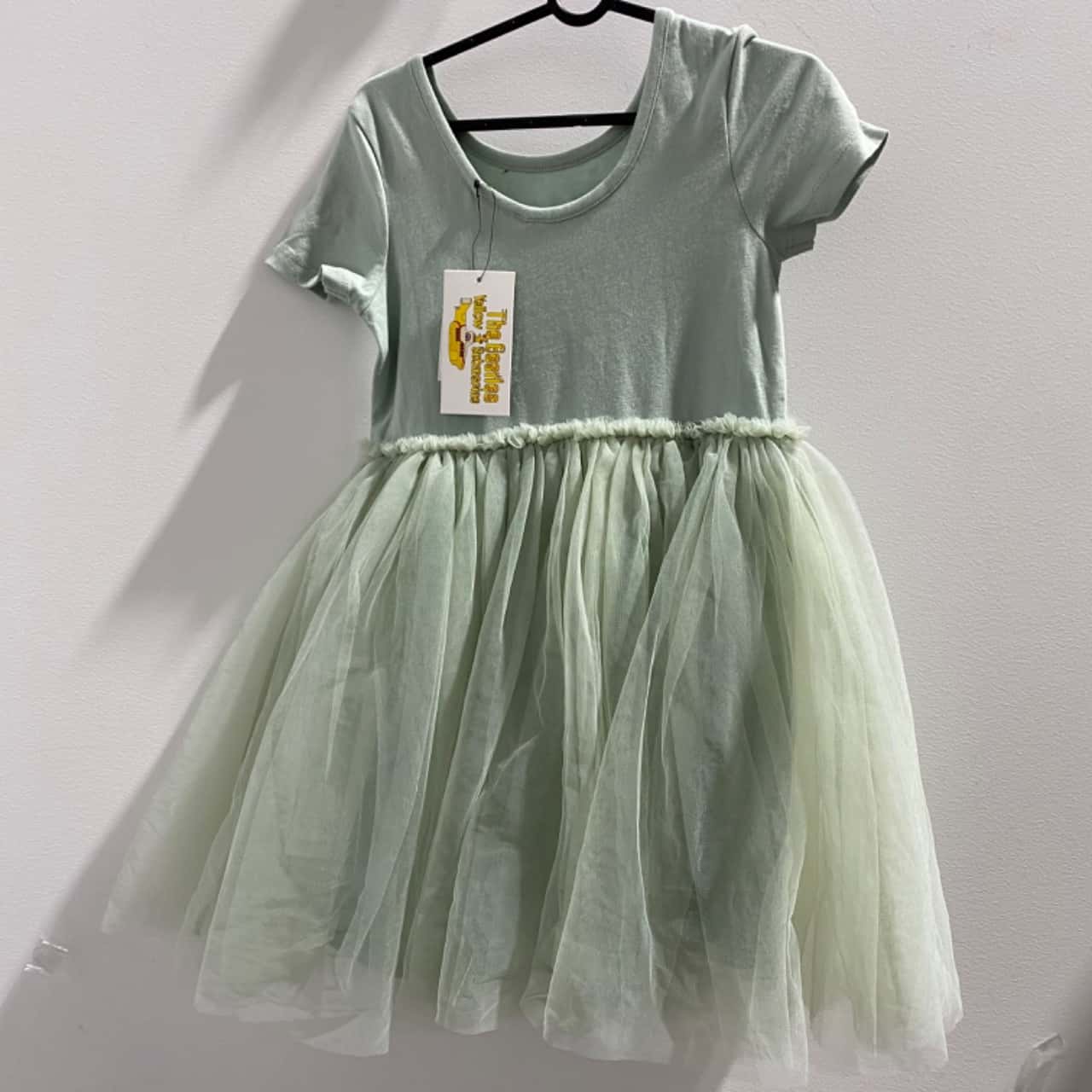 BNWT Cotton On Beatles Yellow Submarine Kids Size 4 Dress Green (s)