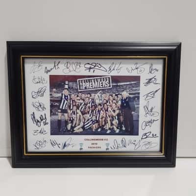 Collingwood 2010 Premiers Signed and Framed photo