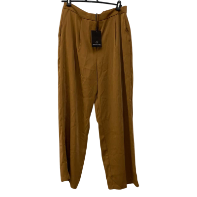  Jayson Brunsdon Women's Wide Leg Pants - Brown/Tan - Size 16 - NEW