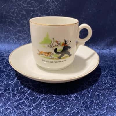 Felix the Cat Cup Saucer & plate
