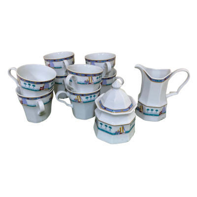 Studio Nova Emerald Coast Porcelain Dish Set