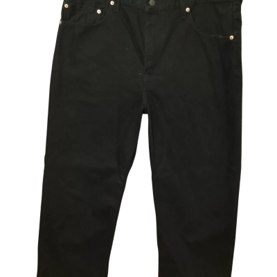 Levis 504 Mens  Size 38 Straight Leg Jeans Black