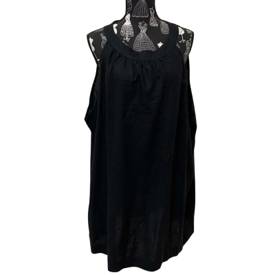 Autograph Womens  Size 24 Halter Neck Top Black  BNWT