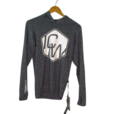 ICIW Womens  Size S Sweater Grey / White 