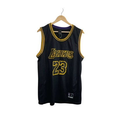 Los Angeles Lakers LeBron James jersey Black Mamba size M
