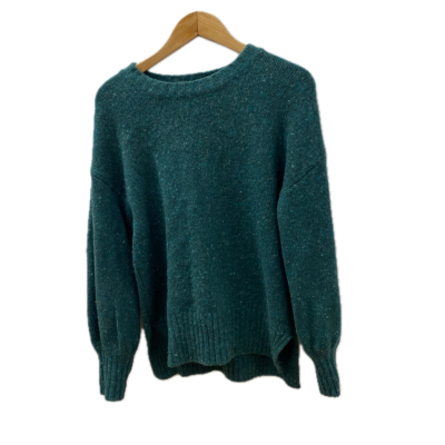 Gorman Womens Sweater Size 8 Green Knit with Multicoloured Speckles