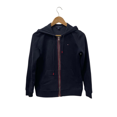 Tommy Hilfiger Womens  Size XS Zip Up Hoodie Navy Blue 