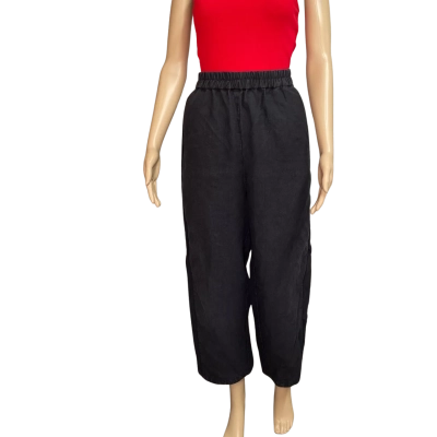 Alpha60 Womens Casual Pants Black  