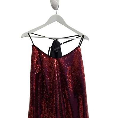 City Chic Womens Sleeveless Top   Size XS Red 